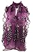 JISTL 6ft Peacock Long Soft Scarf Purple Stole for Pretty Women SJ1378