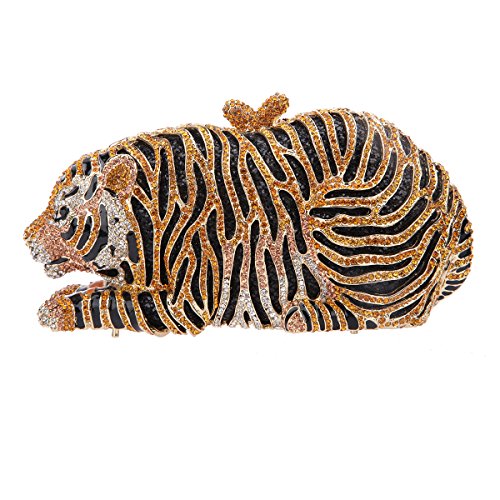 Fawziya Purses. Fawziya Tiger Clutch Purse Bling Rhinestone Clutch