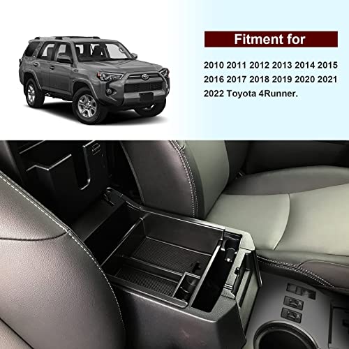 Htufrey Center Console Organizer Tray Compatible with Toyota 4Runner