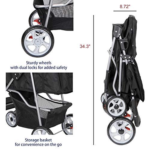 cat stroller carrier travel system