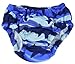 Tuga Boys Reusable Swim Diapers - Shark Blue, 4T