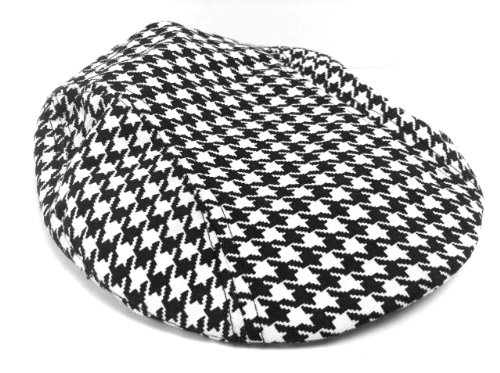 houndstooth driving cap