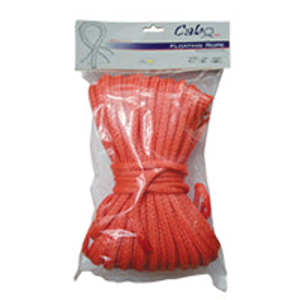 Throw-line with buoy - floating rope ORANGE 8 mm x 30 m - LALIZAS