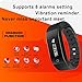 SMA Fitness Tracker,Waterproof Watch Bluetooth Wristband,Smart Bracelet Compatible iPhone, Android men /women (No heart rate-Black)