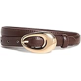 SHASHI Women's Oval Buckle Belt