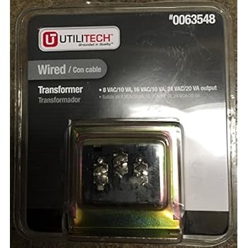 Utilitech Wired Transformer #0063548 - - Amazon.com nutone doorbell wiring diagrams 
