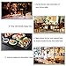Chopsticks Reusable 5-Pairs Chop Sticks Anti-Slip Textured Tip Reusable Chopsticks Dishwasher Safe Fiberglass Chopsticks Set with Box for Household Restaurant- Black 9-1/2 Inch (Meandering)