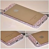Bumper Side Luxury Glitter Bling Sticker Skin for Iphone 5 Pink Color