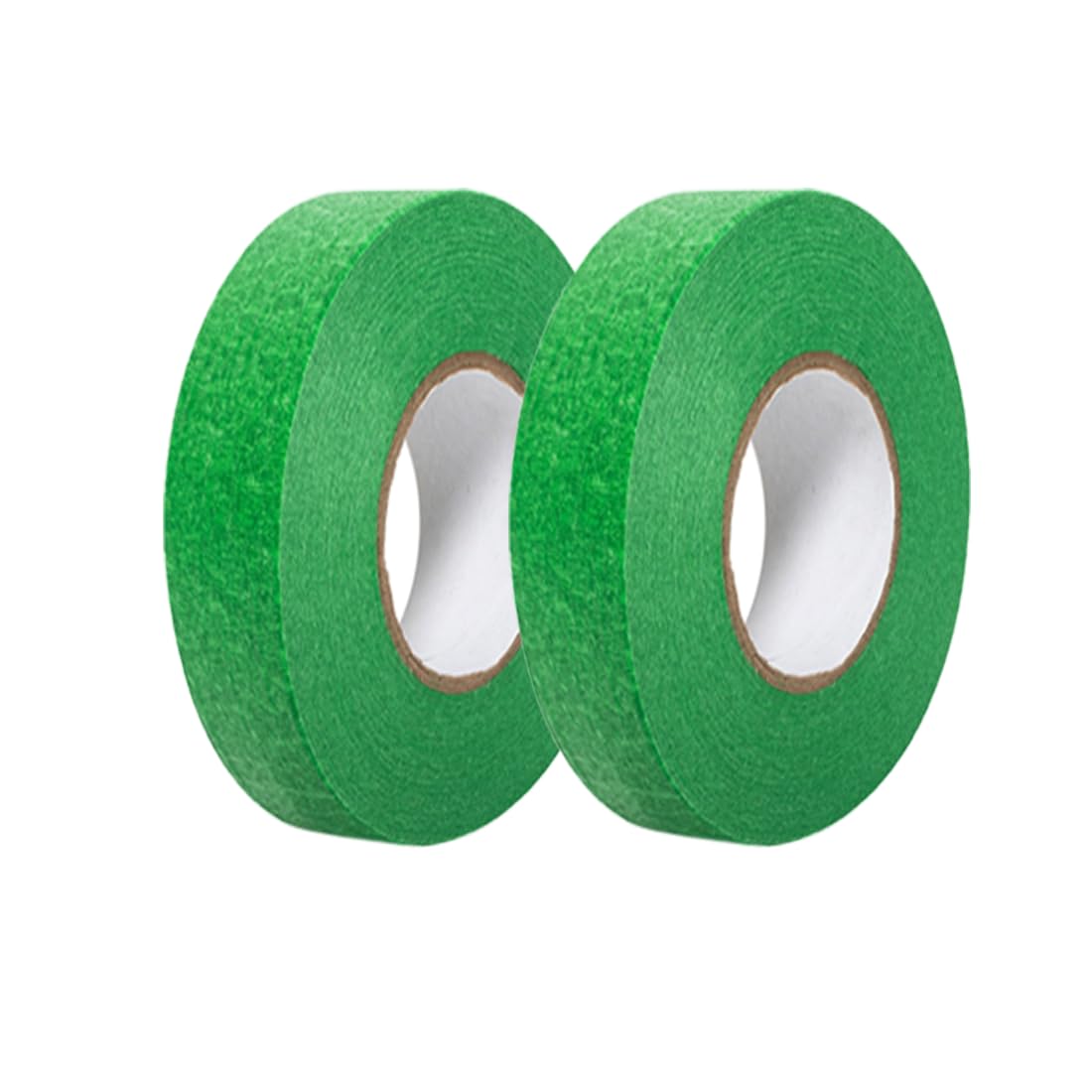 June tech Green Multi Painters Masking Tape, Indoor Painting and Decorating 20mm x 50m Green Low Tack Painters Masking Tape, 2 Pcs