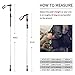Spofine Trekking Poles, 2 Pack Collapsible Hiking Poles, Folding Walking Sticks, Lightweight Aluminum 7075 Hiking Sticks with Cork Grip, Adjustable Quick Lock Climbing Sticks