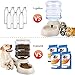 Automatic Cat Feeder and Water Dispenser in Set with Pet Food Mat for Small Medium Dog Pets Puppy Kitten Big Capacity 1 Gallon x 2thumb 3