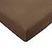 SUBRTEX Couch Slipcover RV Seater Slip Loveseat Stretch Durable Sofa Cushion Cover Spandex Elastic Furniture Protector for Settee Seat for Replacement in Livingroom, Small, Coffee