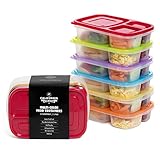 California Home Goods Kid's Bento Box Food and Lunch Container Set, Set of 6, Multi-Colored