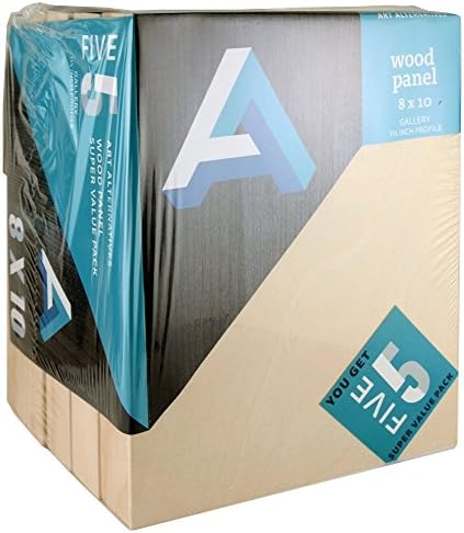 Art Alternatives Wood Panel Super Value Gallery 8x10 Pack of 5 | Pricepulse