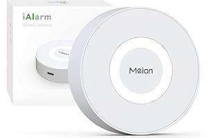 iAlarm Zigbee Hub, ZigBee 3.0 Smart Home Hub, Supports Zigbee Sevices Only, Works with Smart Life and Tuya App, Control and Multi-Device Management, IFTTT, White