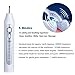 Sonic Electric Toothbrush Deep Clean as Dentist Sonicare Rechargeable Waterproof Toothbrush 5 Modes 2 Replacement Heads Tongue Brush by YASI (White)