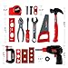 KIDAMI Kids Toy Tools Set 52pcs Toddler Workbench Pretend Play Construction Tool Kit with Storage Bag