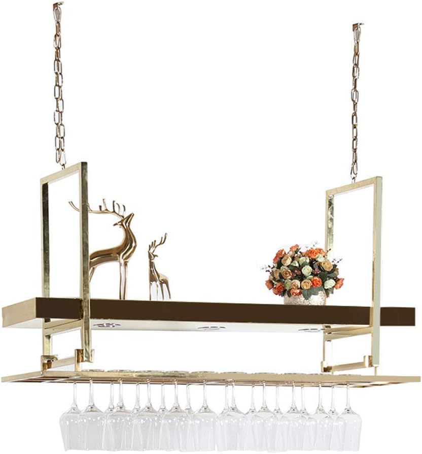 Amazon Com Wine Rack Hanging Glass Holder Loft Vintage Wall