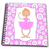 db_160626_2 Belinha Fernandes - Dances of the World cartoon - Ballet or classic dancer cartoon girl - Drawing Book - Memory Book 12 x 12 inch