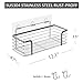 KESOL Shower Caddy and Soap Dish with Hooks Shower Shelf Organizer, No Drilling Adhesive Wall Mounted Bathroom Shelf, Rustproof SUS304 Stainless Steel (2 Pack), Silver
