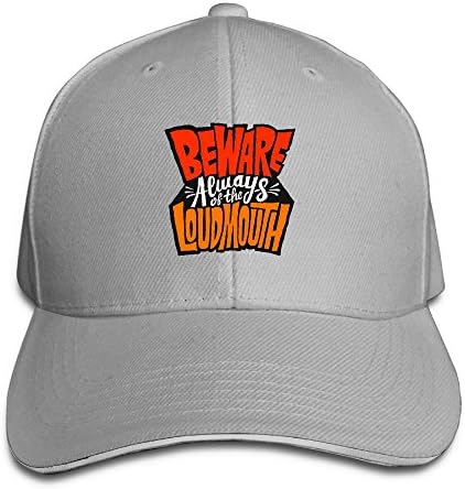 Mszhcf Beware Always Loudmouth Adjustable Designer Cap Sports Snapback Hat