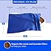 OMMETTA Buckwheat Meditation Cushion – Natural and Organic Filled Yoga Pillow with Removable Machine Washable Anti-UV Cover [7 Colors – Round, Crescent] (Buckwheat Round – Blue, Buckwheat Round)thumb 4