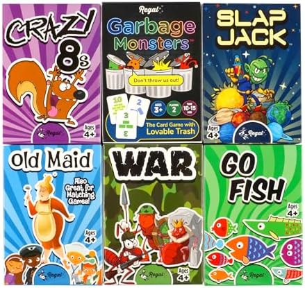 School Zone Farm Animal Rummy Card Game: 56 Game Cards, Preschool