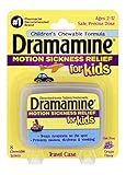 Dramamine Motion Sickness Relief for Kids | Chewable Grape | 8 Count