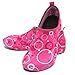 CIOR Men Women and Kids Quick-Dry Water Shoes darkweight Aqua Socks For Beach Pool Surf Yoga Exercise ,S0172,Ros Red,L
