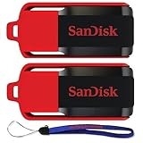 SanDisk SDCZ52-016G-B35 Cruzer Switch 16 GB USB Flash Drive - Pack of 2SanDisk Cruzer Switch 16 GB x2 = 32GB USB Flash Drive SDCZ52-016G-B35-2PK w/ Everything But Stromboli (TM) Lanyard