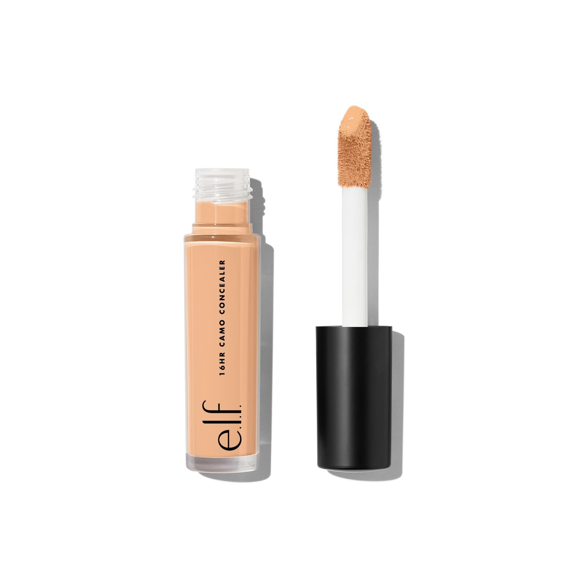 Photo 1 of e.l.f. 16HR Camo Concealer, Full Coverage & Highly Pigmented, Matte Finish, Medium Beige, 0.203 Fl Oz (6mL)