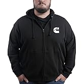 Cummins Men's Sweatshirt Black Zipper Hoodie