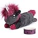 corimori 1845 Plush Pencil Case, Makeup Pouch Boys / Girls Ruby The Punk Unicorn, Black-Pink