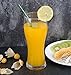 Reusable Stainless Steel Straws (Multicolor, 10.5