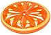 Sun Searcher Citrus Oasis Inflatable Orange Slice Swimming Pool Float,950443