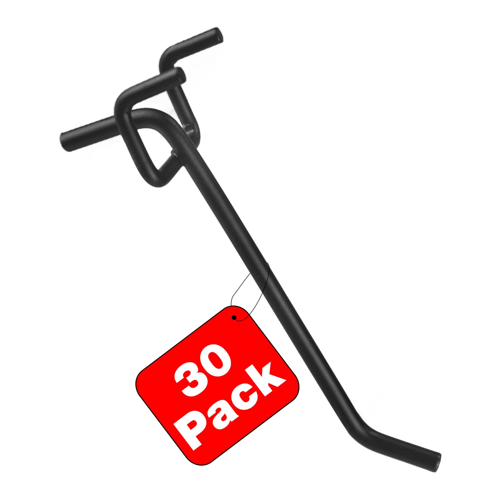 Photo 1 of G.CORE Pegboard Hooks Accessories - 30pcs 4inch Metal Peg Board Tool Hangers, Fits 1/8 1/4 Pegs Slots, Pegboard Wall Organizer Shelving Racks, Hanging Display Storage Holders for Garage Craft Office