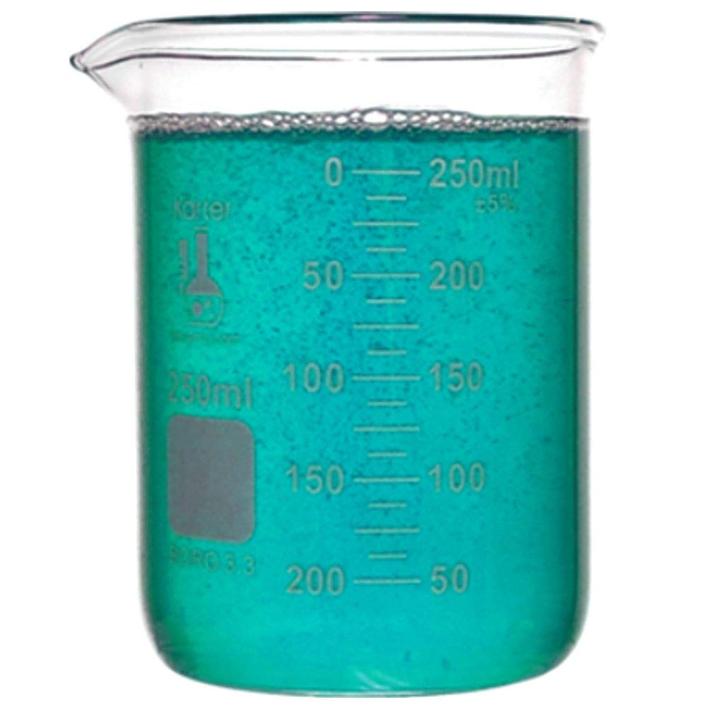 Beaker, Flask, Cylinder Set, 3.3 Boro. Glass - 9 Pieces - Beaker Set, Flask Set, and Graduated Cylinder Set, Karter Scientific 233N2: Industrial & Scientific