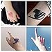 EXTREE Fairy Tail Temporary Tattoo,Disposable Body Tattoo Paper for Kids & Adult, Long Lasting & Waterproof (chrismas-b)