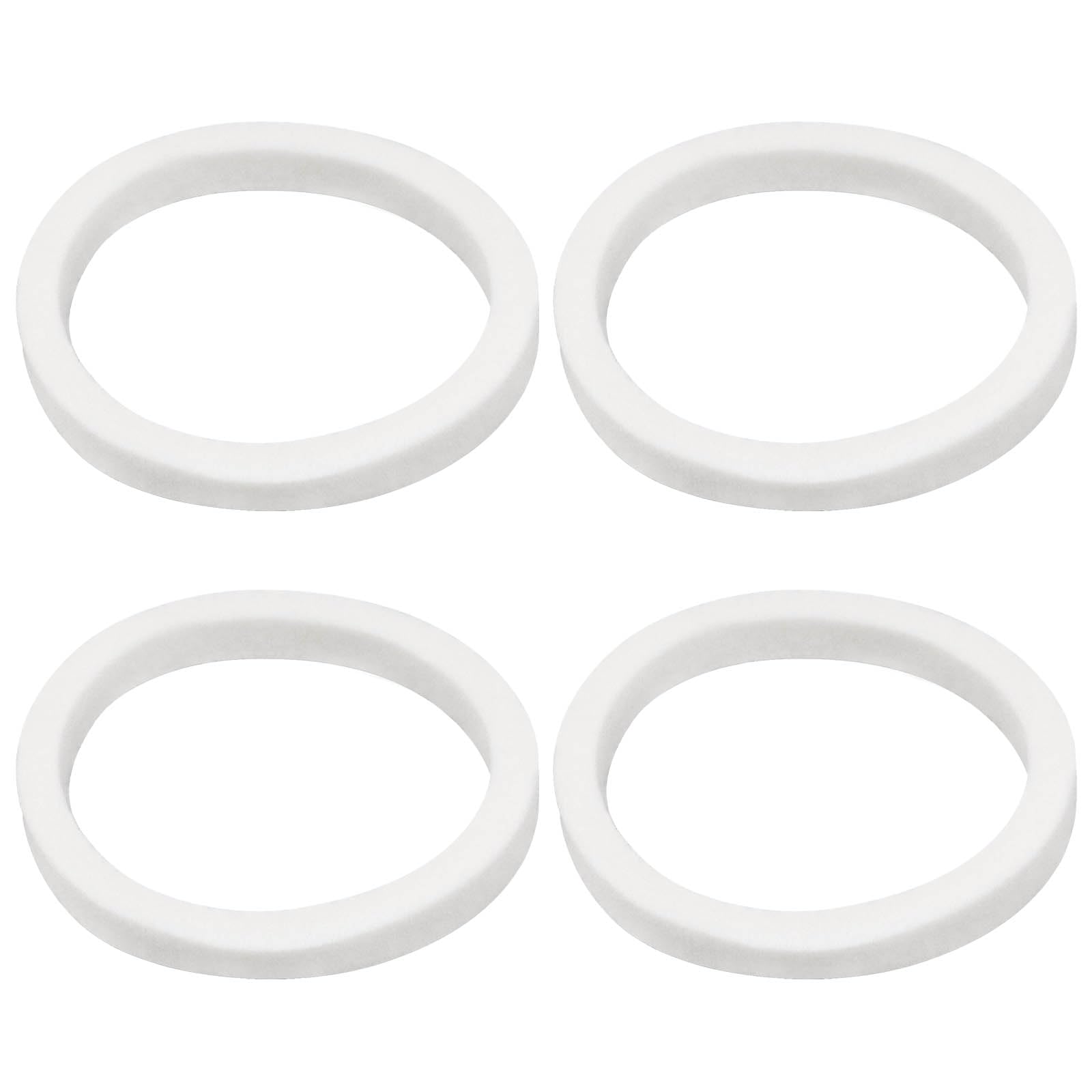 Create idea 4pcs Bicycle Front Fork Sponge Ring Oil Seal Sponge Foam Ring Foam Absorption Seal Ring Suitable for Mountain Bike Front Fork Accessories 38mm