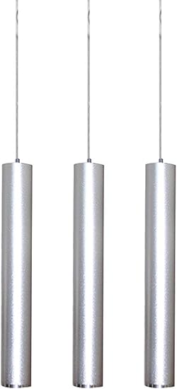 azanaz lamparas led modernas colgantes lamparas industriales de techo simple y moderno iluminacion colgante forma cilindro tubo negro aluminio 6 x 6 x