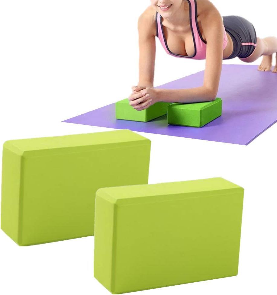 Pilates Block Dance Blocks Yoga Starter Kit Support Deepen for Yoga Foam Blocks High Density Foam Block Pilates Head Block Yoga Block Set