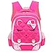 Efree Cute Cat Face Bow Diamond Bling Waterproof Pink School Backpack Girls Book Bag (Large, Rose)