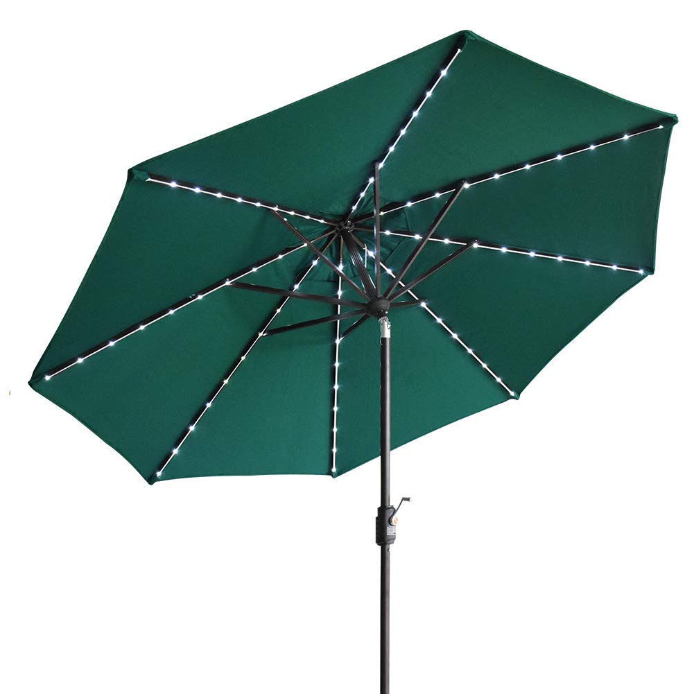 Eliteshade Solar Umbrellas Sunbrella 9ft Market Umbrella With 80 Led Lights Patio Umbrellas Outdoor Table Umbrella With Ventilation And 10 Years Non Fading Guarantee Sunbrella Led Burgundy Garden Outdoor Agilinternationale Org