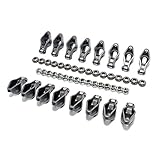 Assault Racing Products 45417716LN Big Block Chevy Steel Roller Tip Rocker Arms 1.7 Ratio 7/16 Lock Nuts BBC 396 454