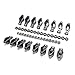 Assault Racing Products 45417716LN Big Block Chevy Steel Roller Tip Rocker Arms 1.7 Ratio 7/16 Lock Nuts BBC 396 454