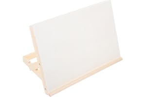TIDTALEO Adjustable Desktop Art Easel Wooden Foldable Drawing Stand with Ergonomic Slanted Board for Artists