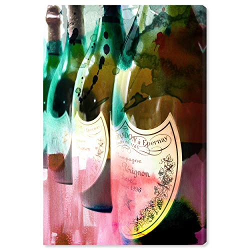 The Oliver Gal Artist Co. Drinks and Spirits Wall Art Canvas Prints 'Champagne…