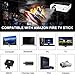 Video Projector, GEARGO 2800 Lumens HD Portable Projector with 185¡± and 1080P Support, Compatible with Amazon Fire TV Stick/Laptop/SD/Xbox/iPad iPhone Android for Home Theater