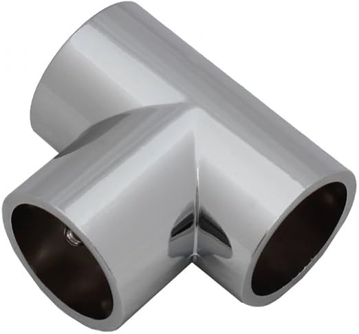 Klappbarer Relingverbinder 3-Wege 90° - Edelstahl 316 Für 25mm Geländer & Handläufe