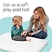 Tri-fold Pack n Play Mattress Pad with Firm (for Babies) & Soft (Toddlers) Sides | Portable Foldable Playard Mattress, Playpen Mattress for Pack and Play Crib | Includes Carry Case